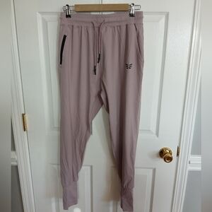 Edge Purple Tone Joggers Womans L Athleisure Training Running Workout